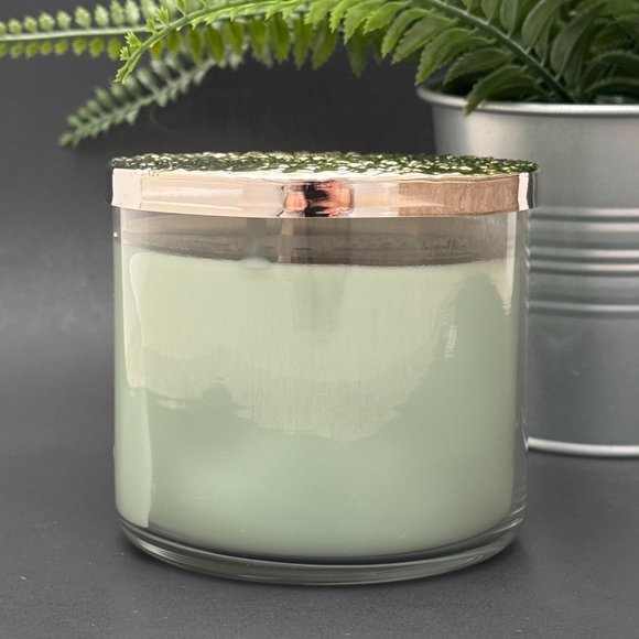 BBW Hibiscus Waterfalls Bath & Body Works 3 Wick Candle - Picture 2 of 10